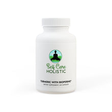 Load image into Gallery viewer, Turmeric with BioPerine® (Black Pepper Fruit Extract) Supplement (60 Capsules)