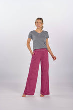 Load image into Gallery viewer, Evelyn Wide Leg Pant: Black/Oxford / 2XL