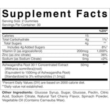 Load image into Gallery viewer, Ashwagandha 1500mg | 60 Vegan Gummies