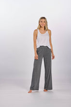 Load image into Gallery viewer, Evelyn Wide Leg Pant: Black/Oxford / 2XL