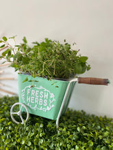 Load image into Gallery viewer, Fresh Herbs Cart Planter - Perfect Gift for Any Occasion