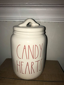 Rae Dunn Candy Hearts Canister
